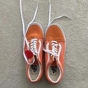 Brand new with tags orange vans sneaker size women’s 9